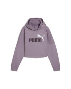 Puma Essentials Logo Cropped Hoodie Girl