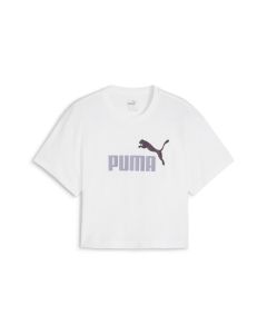 Puma Logo Cropped Tee JR