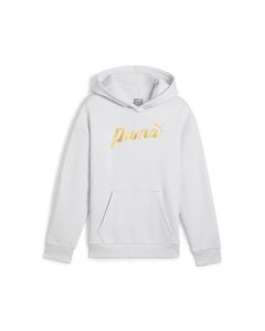 Puma Essential+ Script Metallic Hoodie Girl