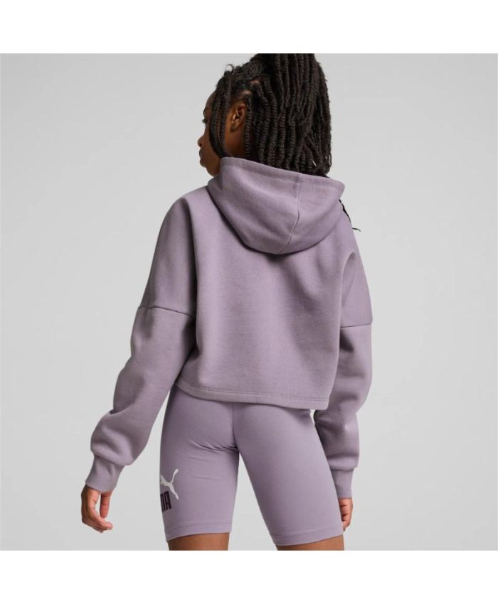 Puma - Puma Essentials Logo Cropped Hoodie Girl