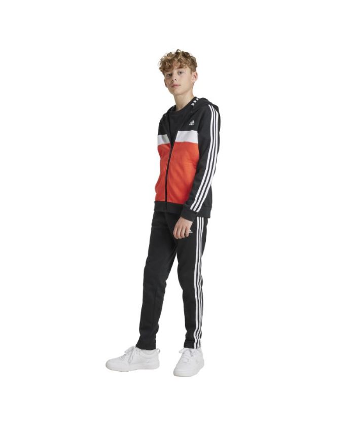 Adidas - Adidas Tuta Tiberio 3-Stripes Colorblock Fleece Junior