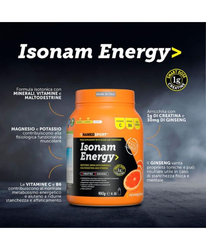 NAMED - Named Isonam Energy Orange - 480gr - 1g Creatina