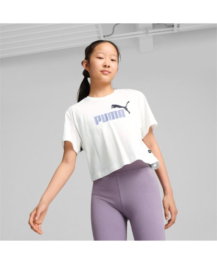 Puma - Puma Logo Cropped Tee JR