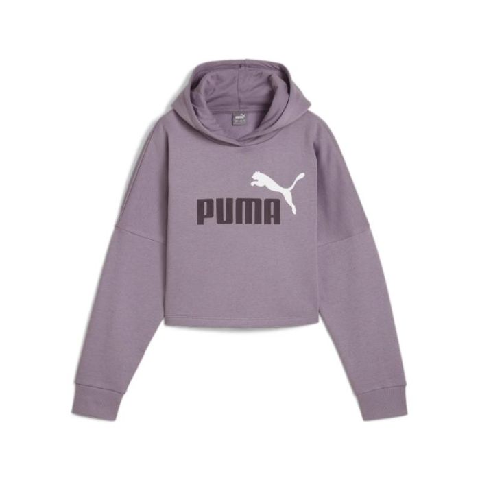 Puma - Puma Essentials Logo Cropped Hoodie Girl