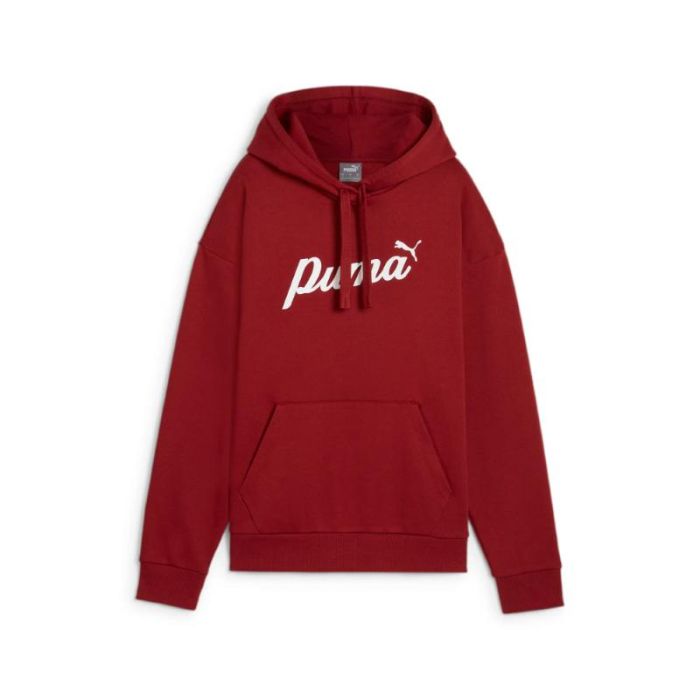 Puma - Puma Essentials+ Script Hoodie FL W