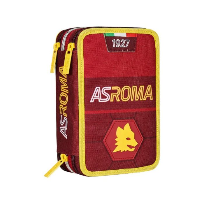 SEVEN - AS Roma Astuccio 3 Scomparti Seven