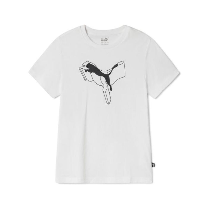 Puma - Puma Essentials+ Logo Lab Graphic Tee Jr