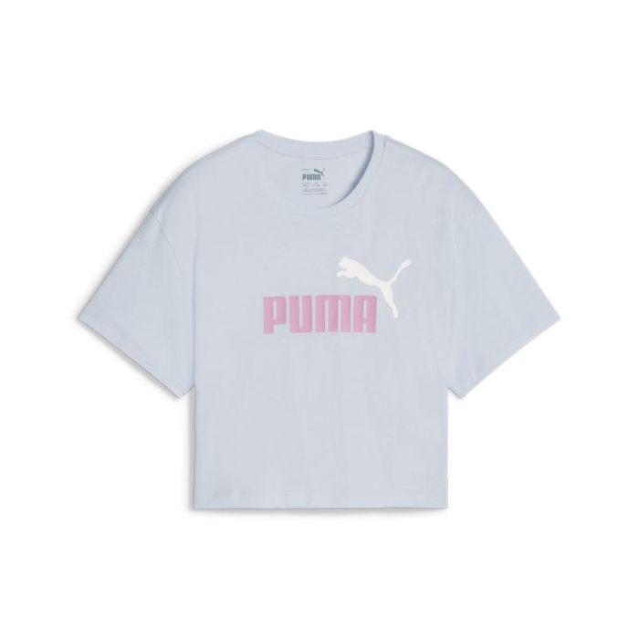 Puma - Puma Girls Logo Cropped Tee